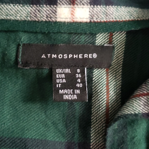 Atmosphere Button Down Flannel Top - Picture 3 of 7